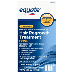 Equate 5% Minoxidil For Men Topical Solution Extra Strength