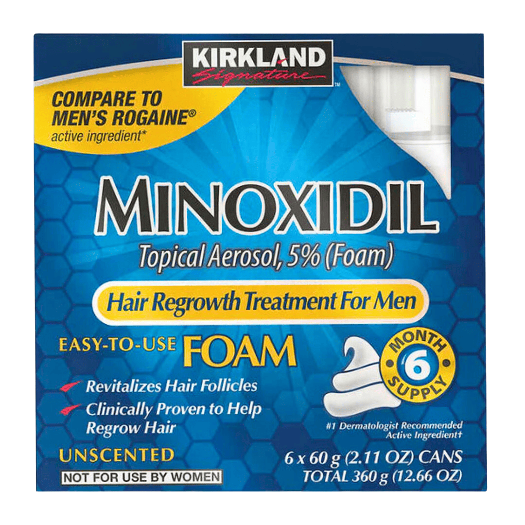 Buy Kirkland Minoxidil Foam 5% (6 Month Supply) @ Foozook